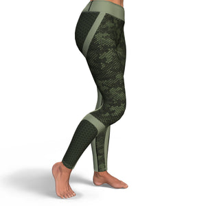 Hexagon Camo-Yoga Pants-XS-3-Chic Pop