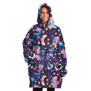 Space Unicorn Snug Hoodie-Snug Hoodie - AOP-ONSIZE-1-Chic Pop